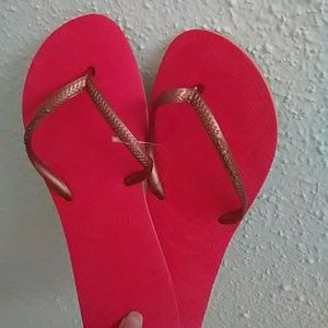 Morango Havaianas flip flop